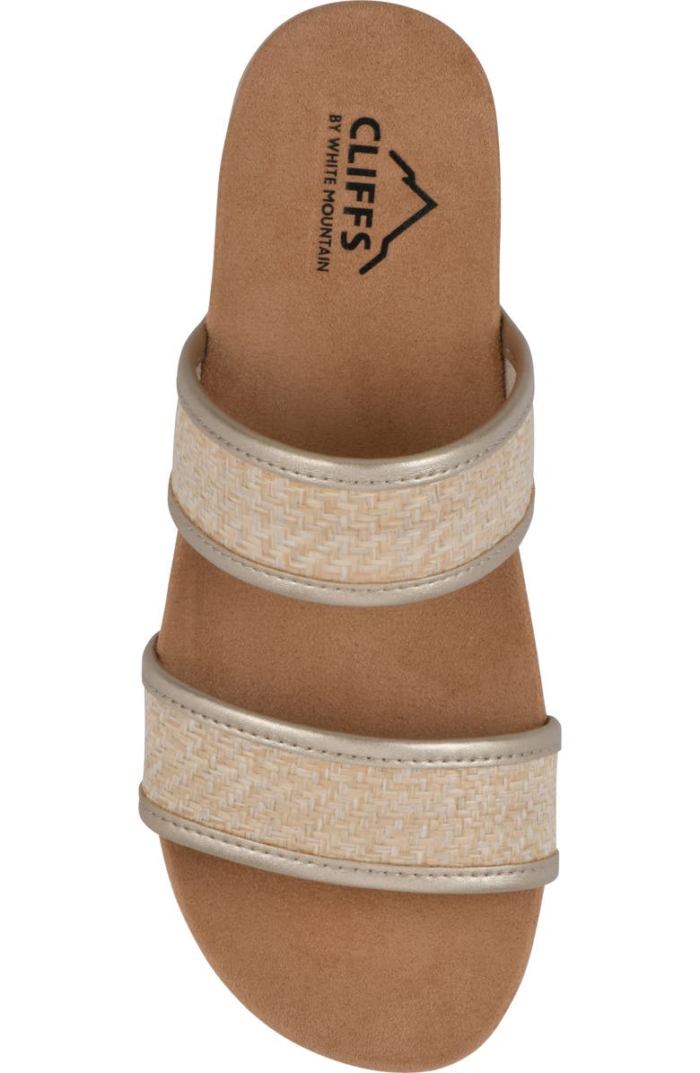 CLIFFS BY WHITE MOUNTAIN Tropical Slide Sandal, Alternate, color,