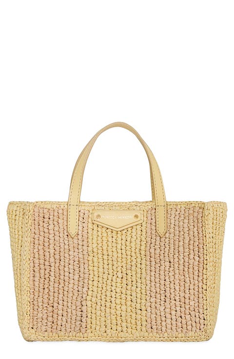 Mini Raffia Tote