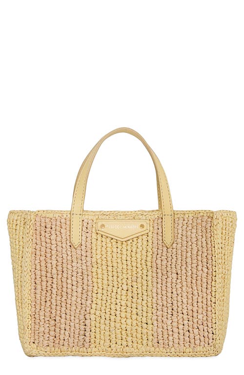 Rebecca Minkoff Mini Raffia Tote in Natural Multi at Nordstrom