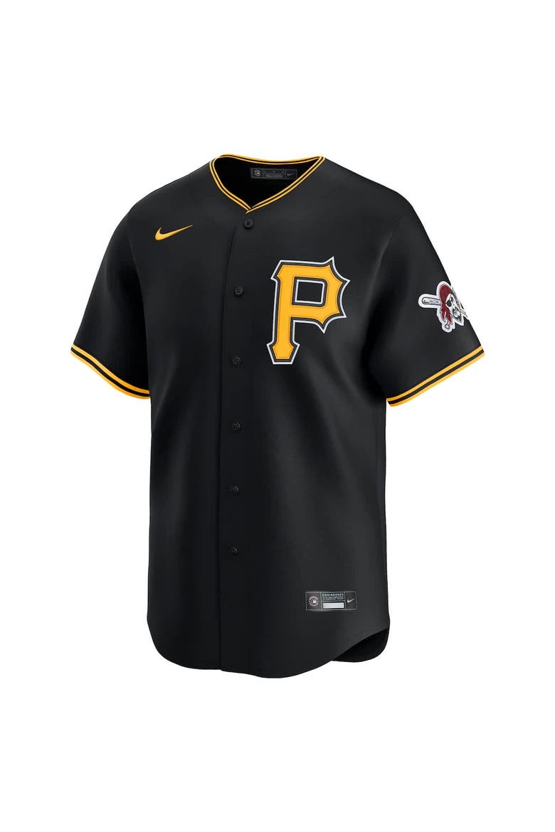 Men's Nike Black Pittsburgh Pirates Alternate Limited Jersey, Alternate, color, Black