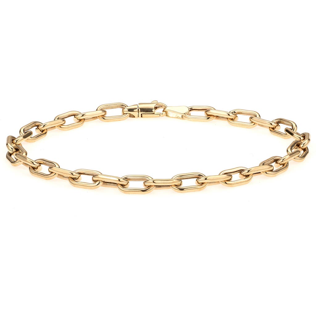 Adina Reyter Italian Chain Link Bracelet, 4mm in Yellow Gold  product