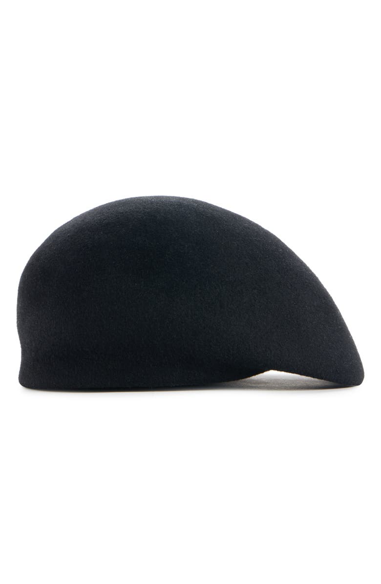 Chloé Felted Beret, Alternate, color, Black