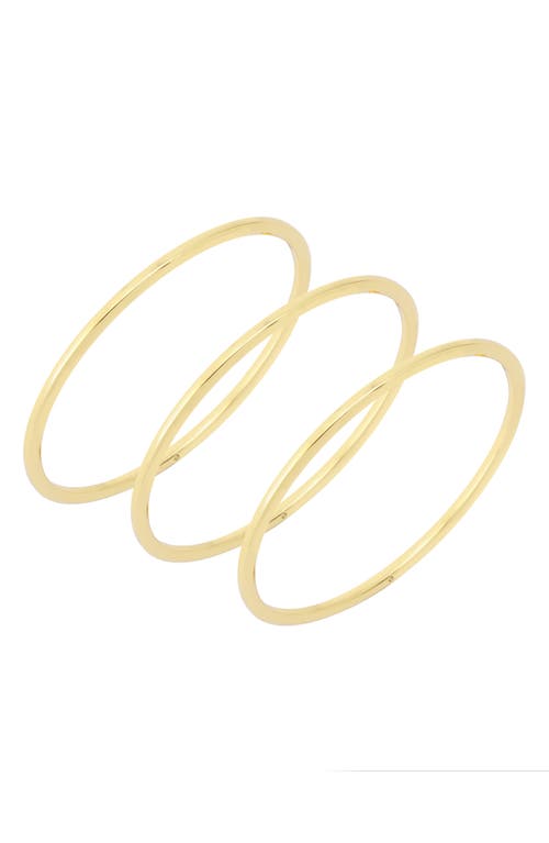 Allsaints Set Of 3 Bangle Bracelets