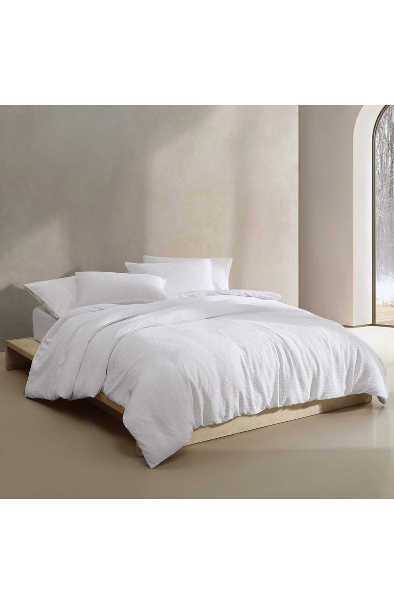 Calvin Klein Seersucker Comforter & Sham Set, Alternate, color, White