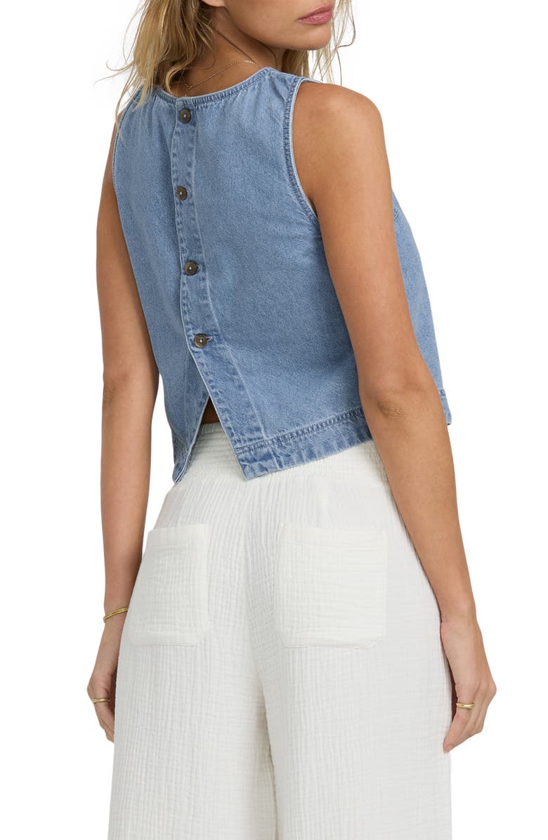 Billabong Sea Breeze Denim Shell, Alternate, color, Sea Blue