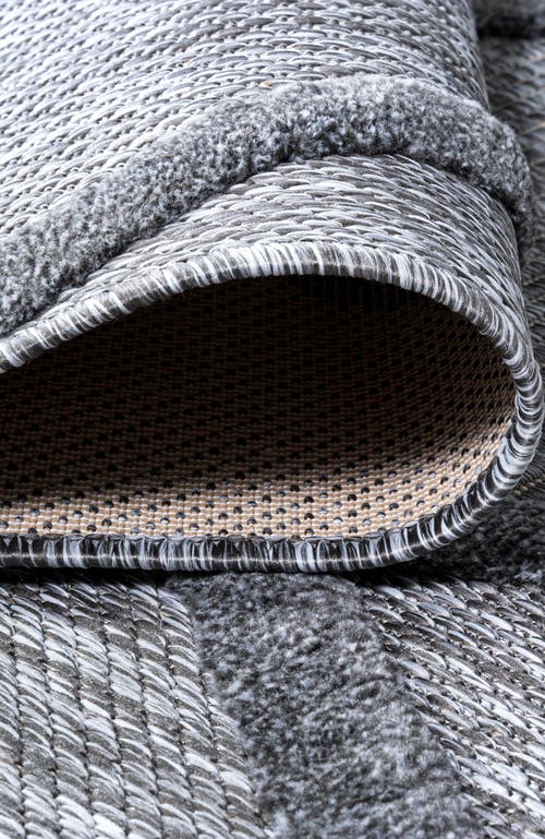 Jonathan Y Salines Diamond Trellis Indoor/outdoor Area Rug In Gray