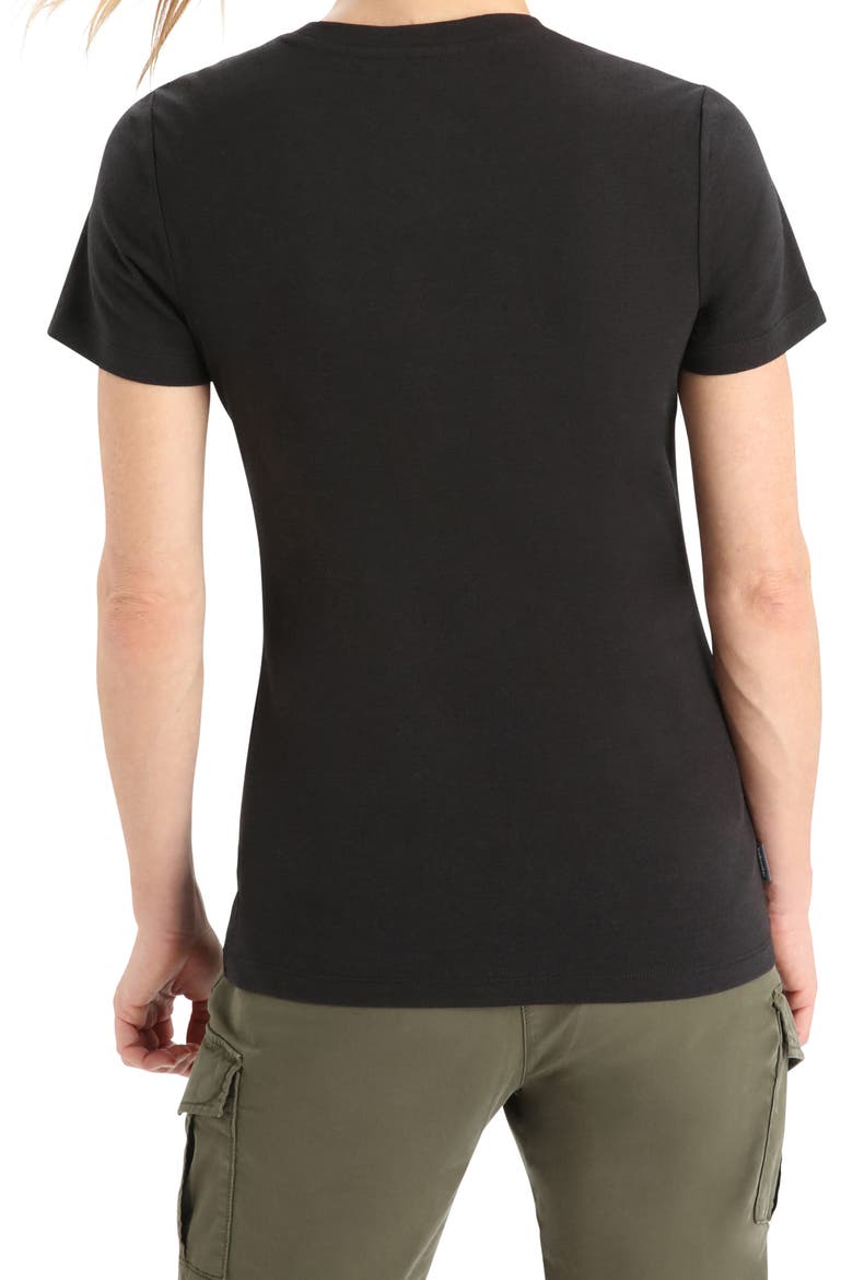 Central Merino Blend T-Shirt, Alternate, color, BLACK