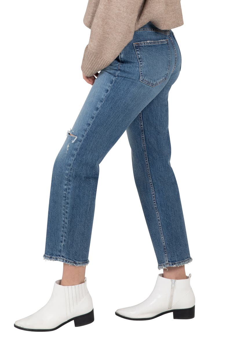 Frisco High Waist Straight Leg Jeans, Alternate, color, INDIGO