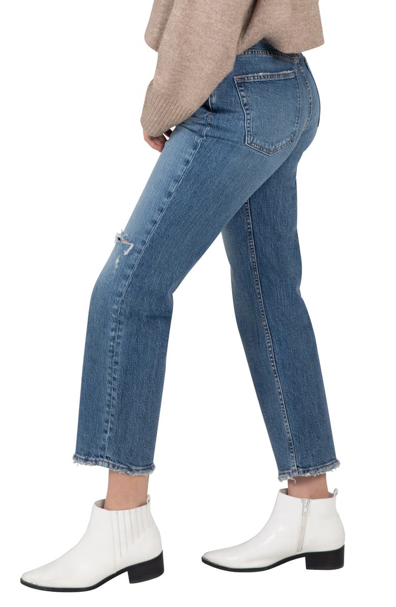 Silver Jeans Co. Frisco High Waist Straight Leg Jeans, Alternate, color,