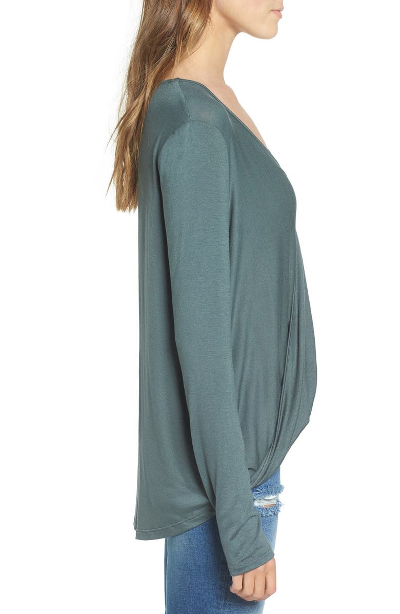 All in Favor Surplice Tee, Alternate, color,