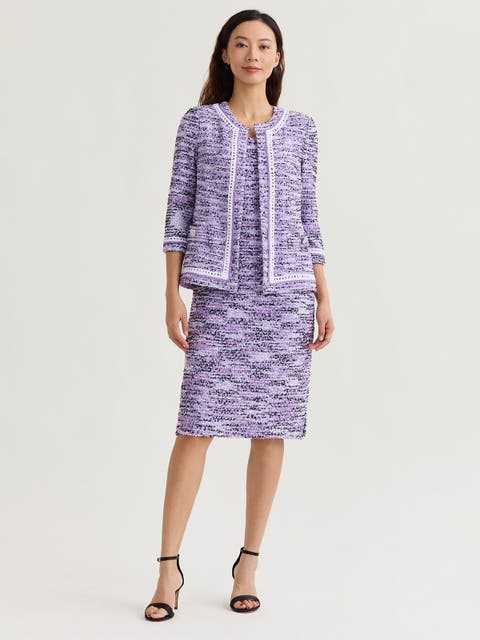 Eyelash Ribbon Knit Jacket