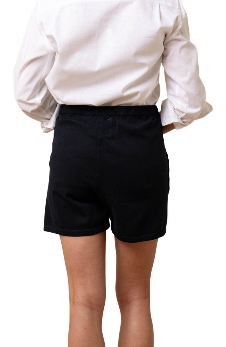 Hope & Henry Womens' Sweater Short, Alternate, color, Black