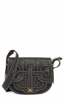 Sam Edelman Small Bay Leather Saddle Crossbody Bag