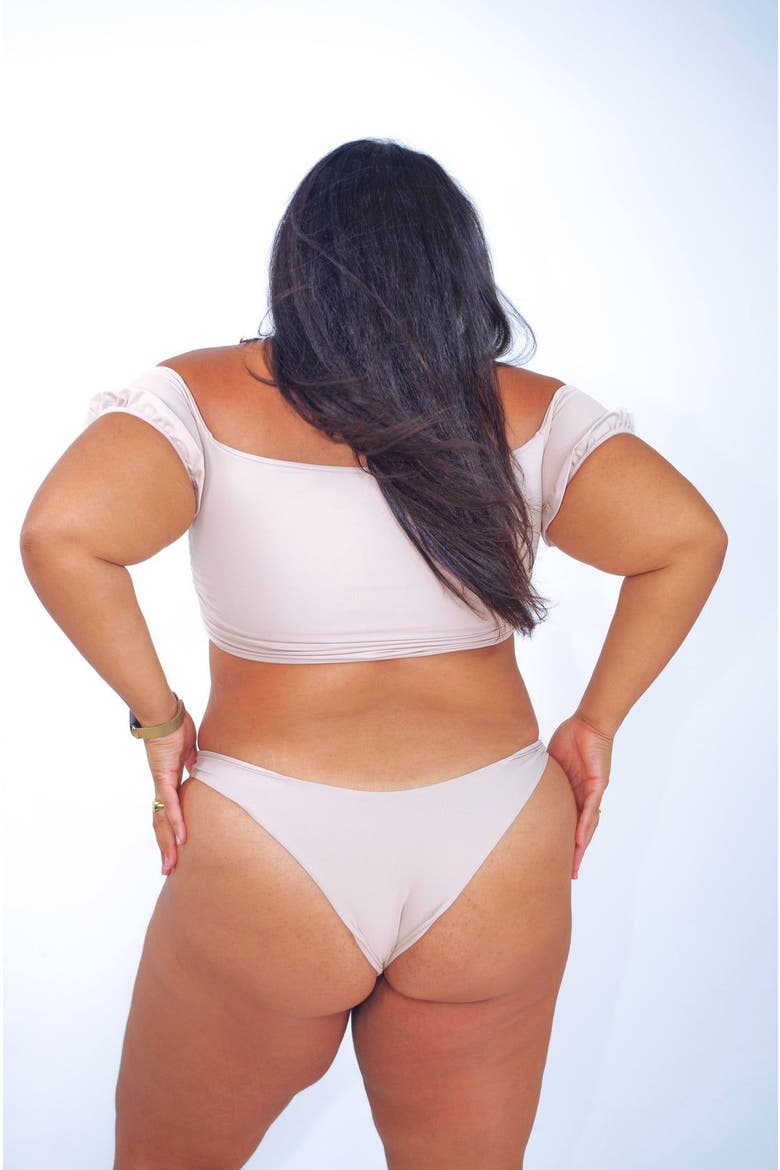 Amelia Bikini Bottom, Alternate, color, Cream