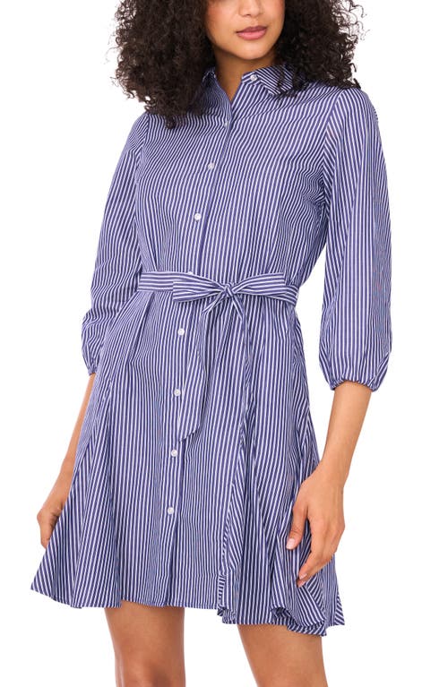 Halogenr Halogen(r) Stripe Belted Shirtdress