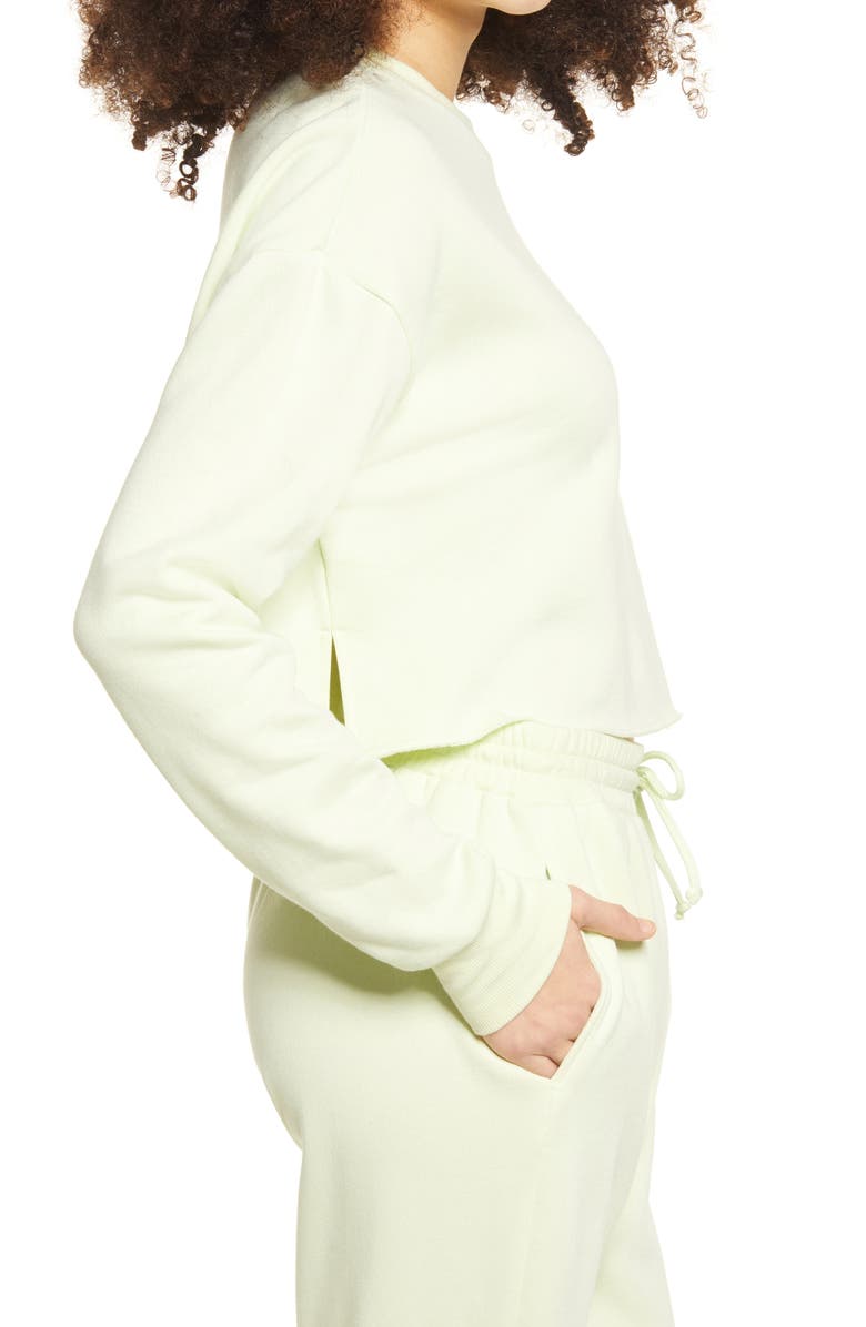 BP. Crop Crewneck Sweatshirt, Alternate, color,