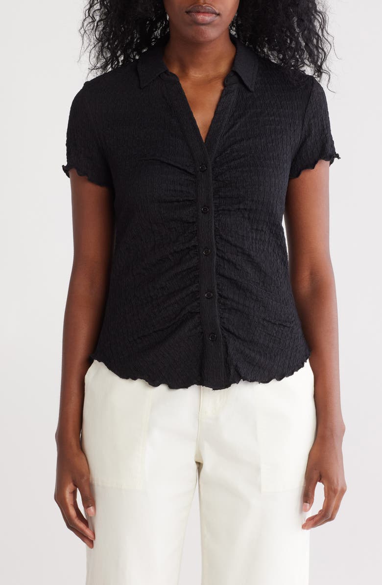 Sanctuary Textured Button-Up Shirt, Main, color,