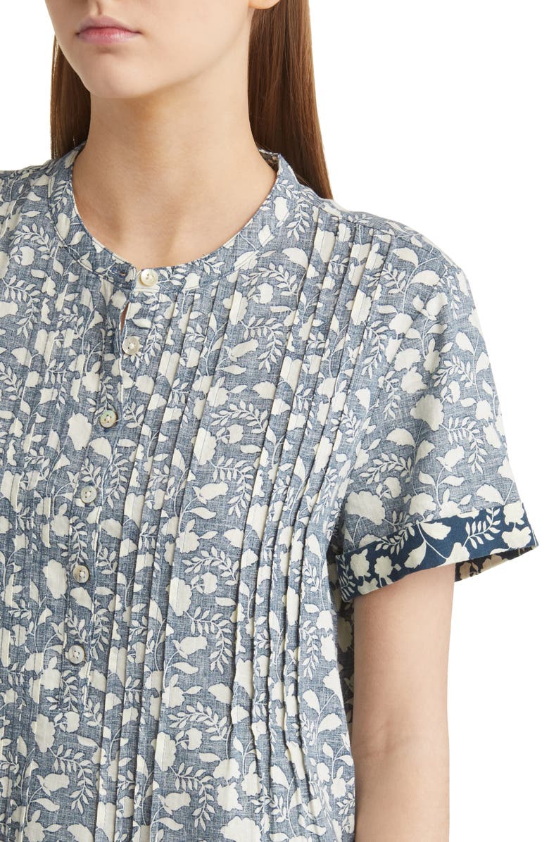 Faherty Gemina Linen Blend Shift Dress, Alternate, color, 