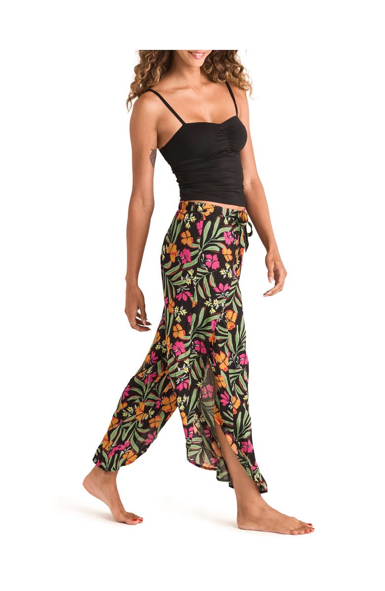 Adore Me Patti Cami And Pants Set, Alternate, color, Tropical Black