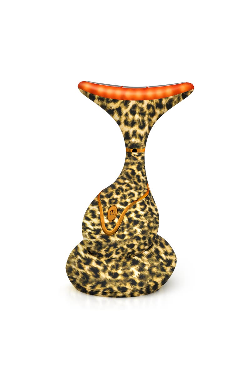 GLO24K UNLEASH THE POWER OF GOLD 7 Color LED Neck & Face Massager Deluxe, Alternate, color, Na