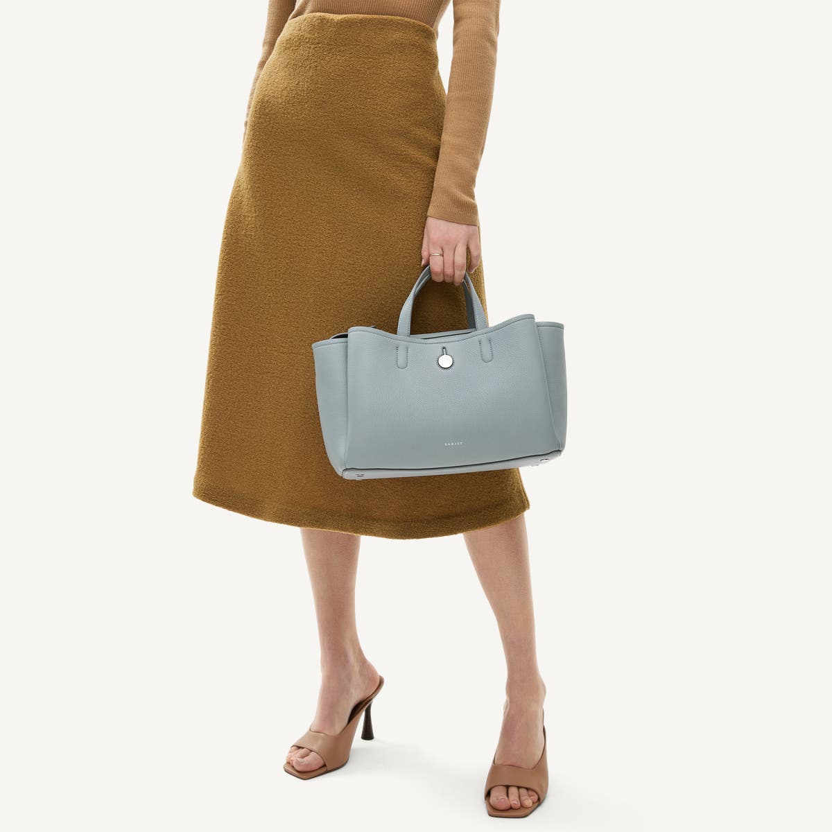 Radley Bathurst Mews Medium Ziptop Satchel Bag, Alternate, color, Artichoke