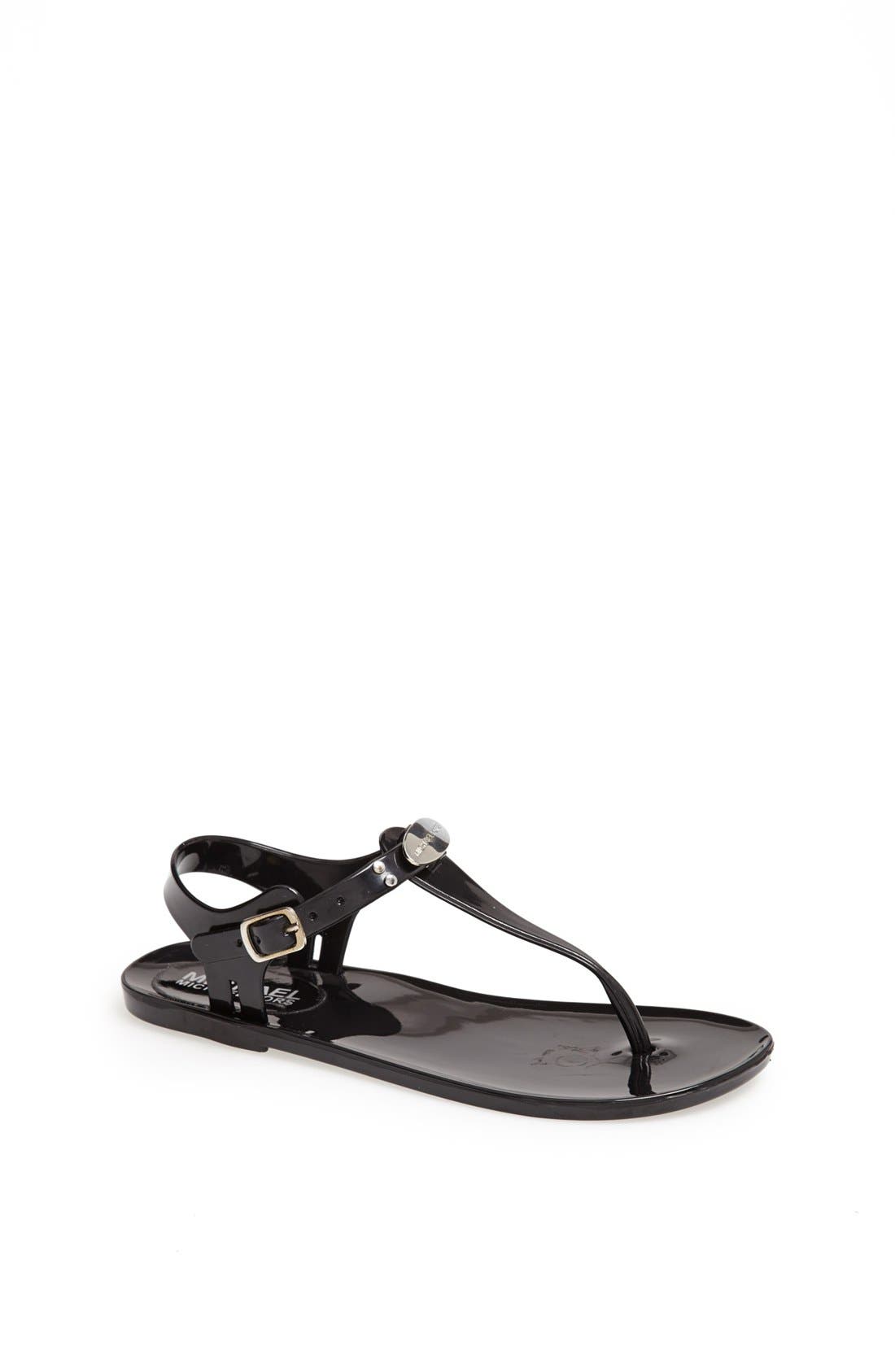 MICHAEL Michael Kors 'Hailey' Jelly Sandal, Main, color, 