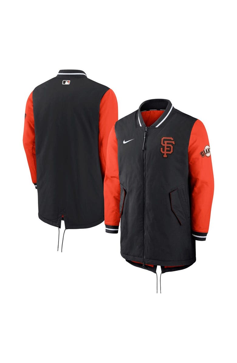 Nike Men's Nike Black San Francisco Giants Authentic Collection Dugout Performance Full-Zip Jacket, Main, color, 