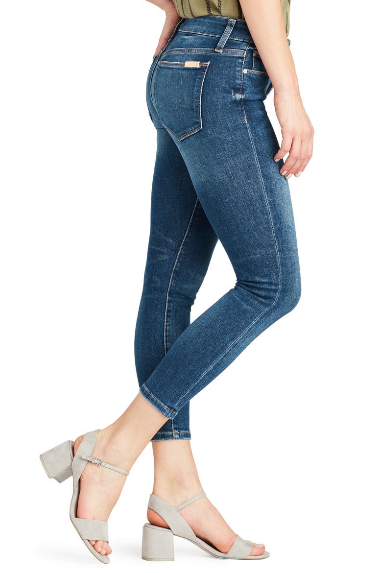 Icon Crop Skinny Jeans, Alternate, color, SIVAN
