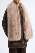 Vince Faux Fur Scarf
