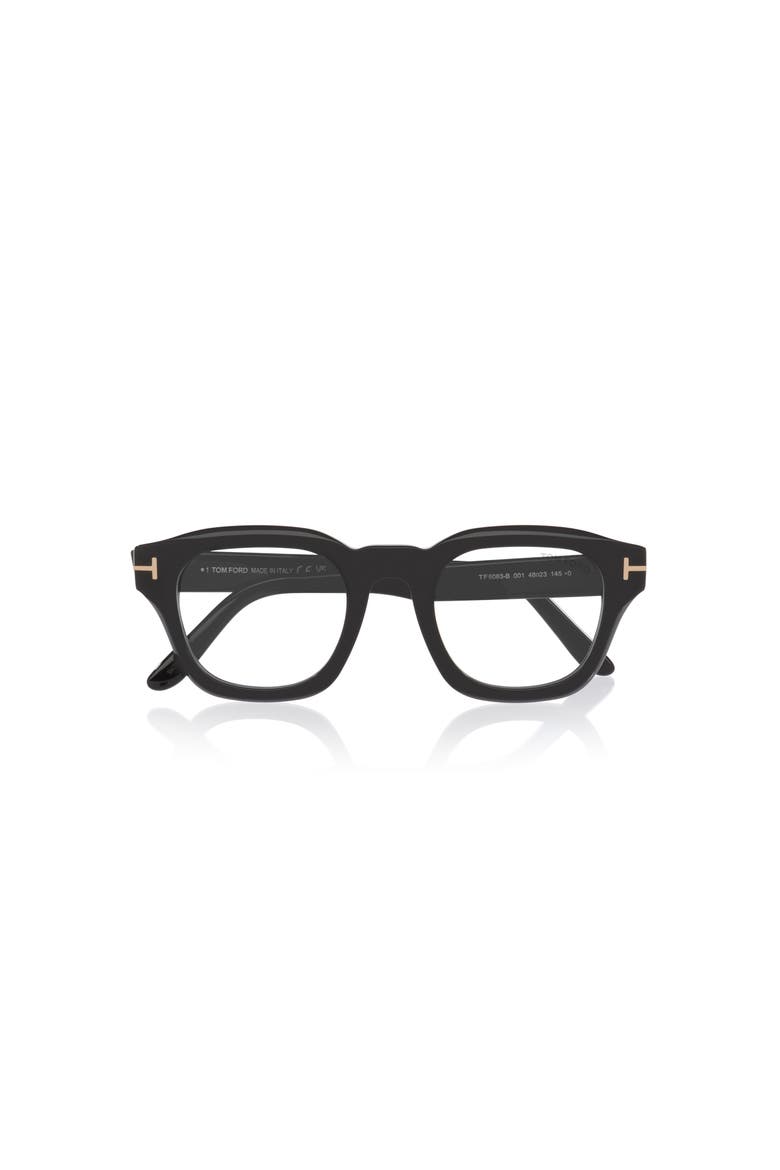 48mm Square optical glasses, Alternate, color, Black