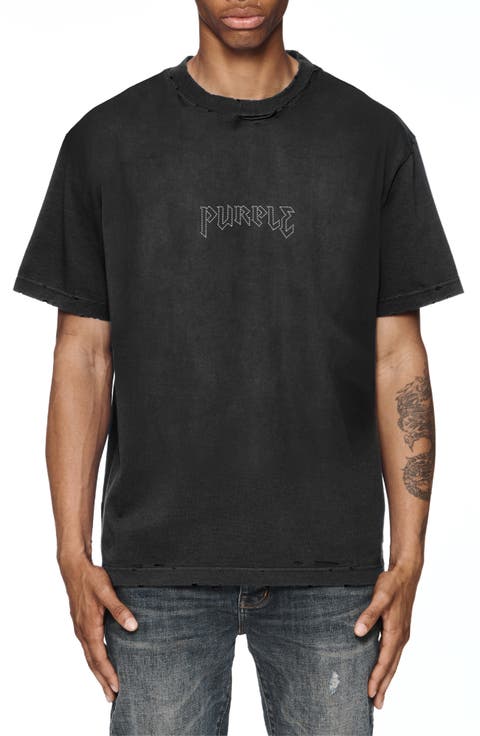 【オススメ】PURPLE BRAND / ロゴレタリング コットン Tシャツ Men's PURPLE BRAND Crewneck T-Shirts | Nordstrom