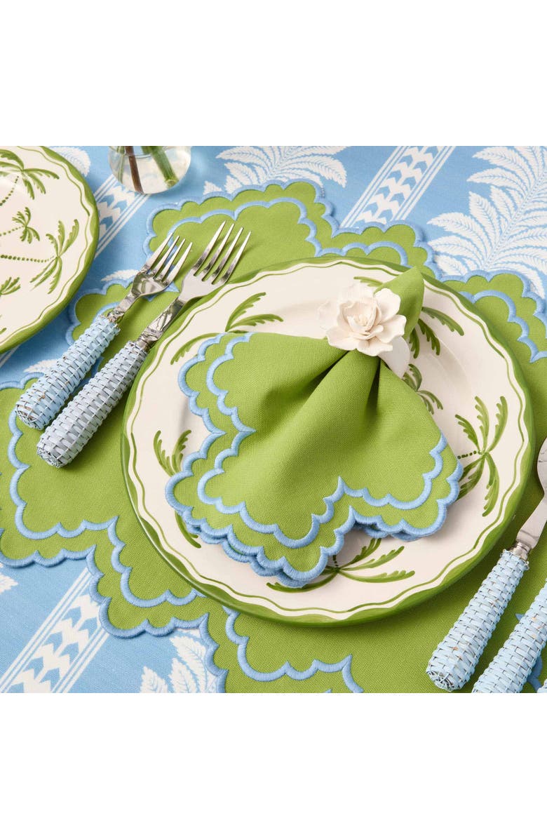 Mrs. Alice Fiore Porcelain Napkin Rings, Alternate, color, White