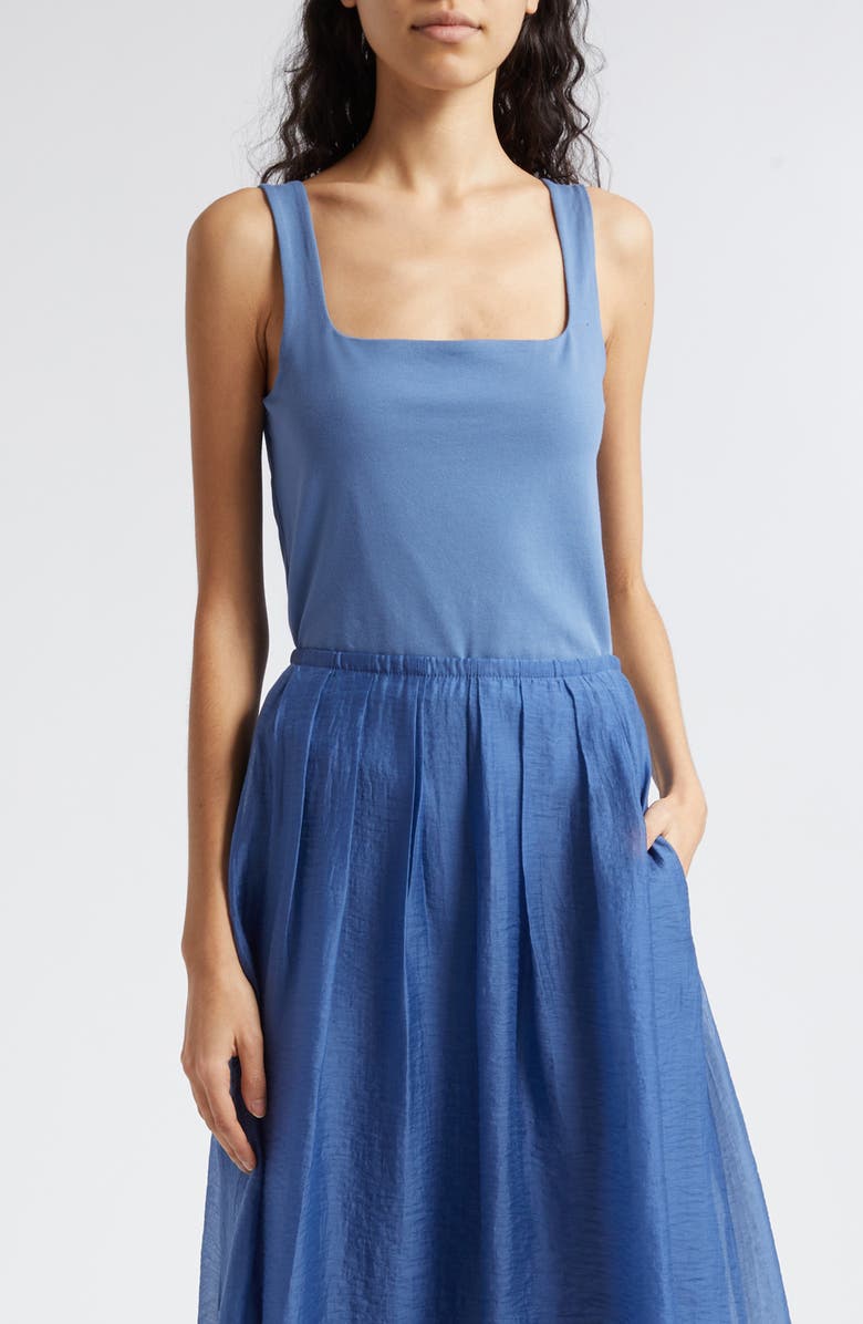 Vince Square Neck Tank, Main, color, Azurite