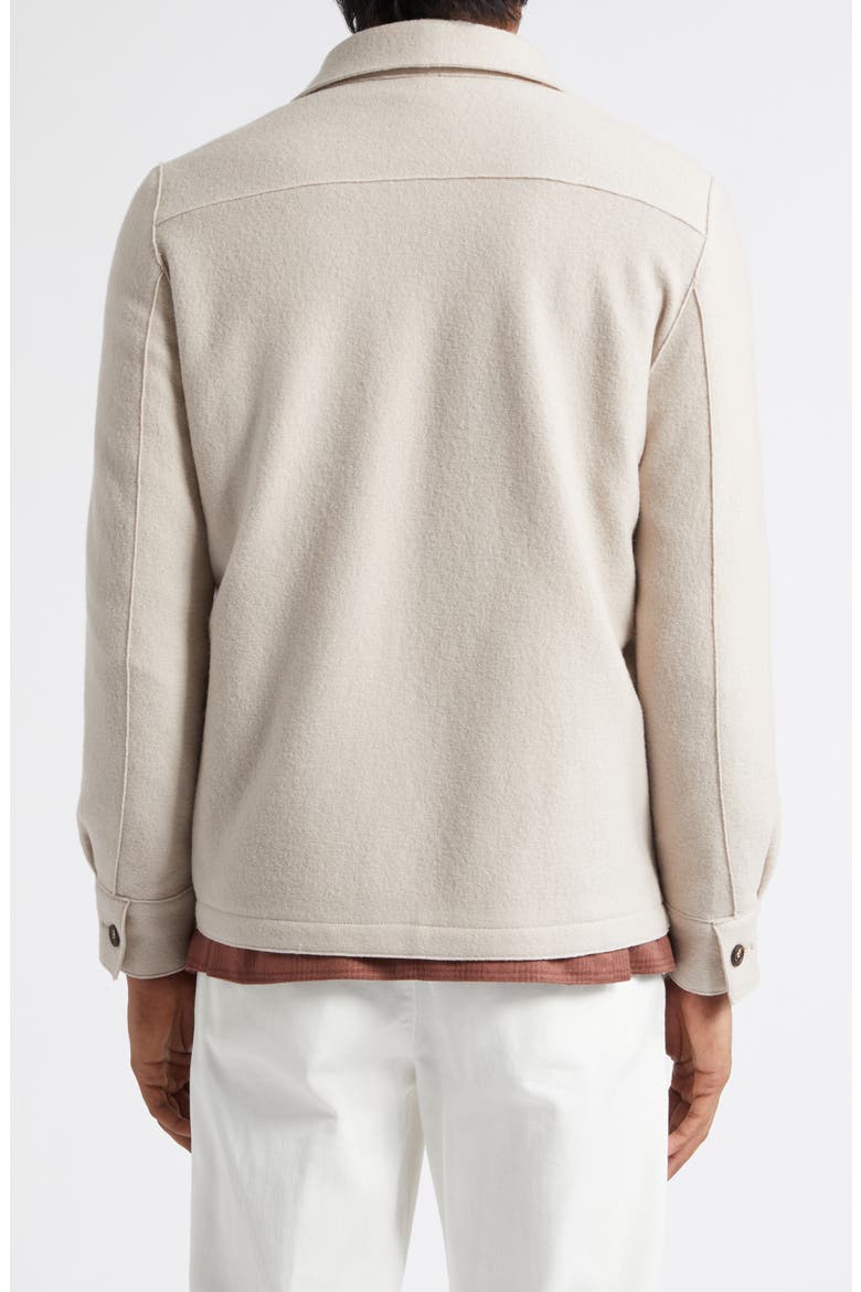 Boiled Wool Overshirt, Alternate, color, SAND