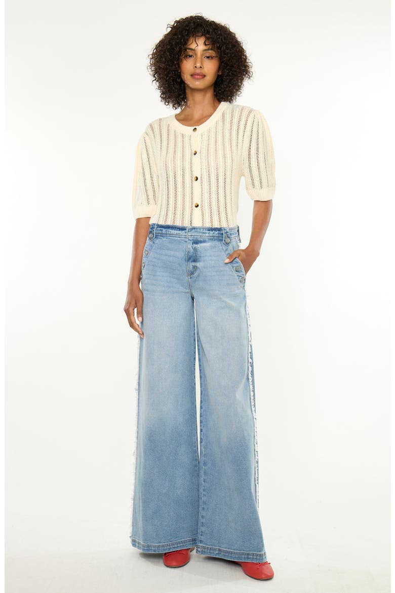 Kennedy High Rise Super Wide Jeans, Main, color, Light Wash