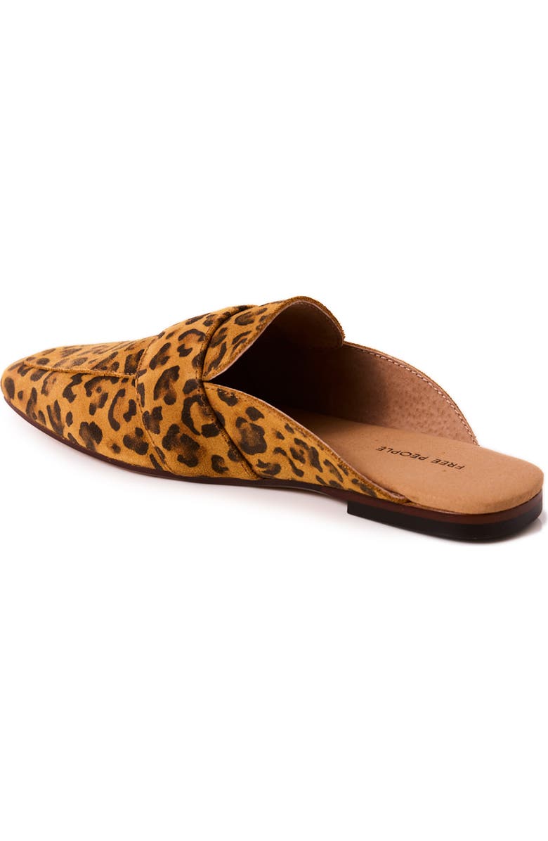 Free People At Ease Loafer, Alternate, color, Leopard Suede