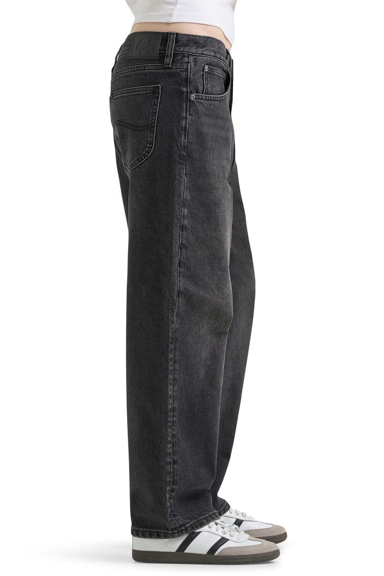 Low Slung Low Rise Slouchy Jeans, Alternate, color, OFF WORLD