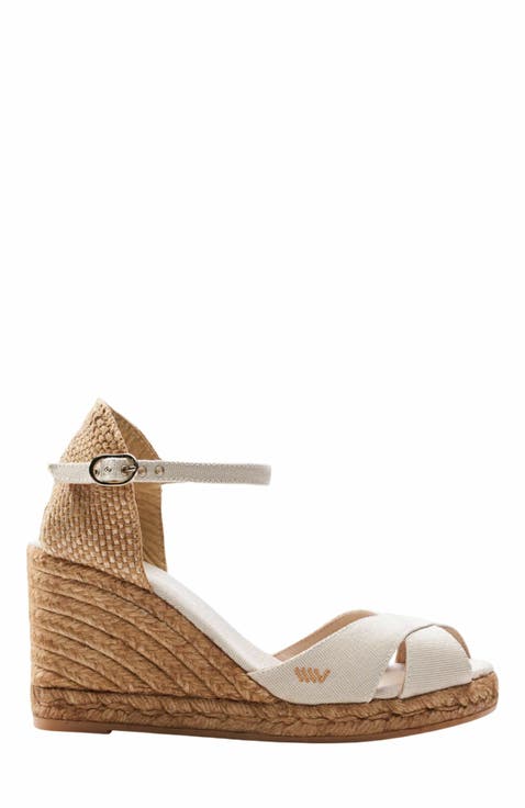 Aiguablava Canvas Espadrille Sandal Wedges