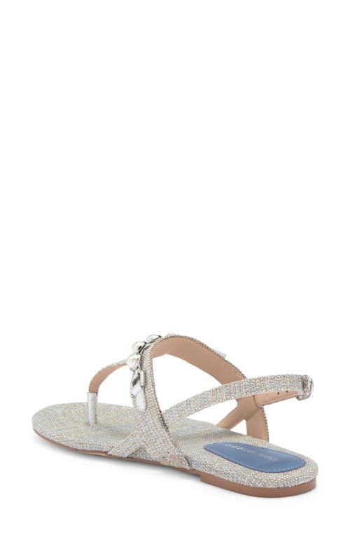 Stuart Weitzman Perla T-strap Sandal In Atlantic Blue