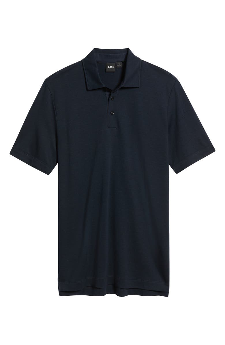 BOSS Press Polo, Alternate, color, Dark Blue
