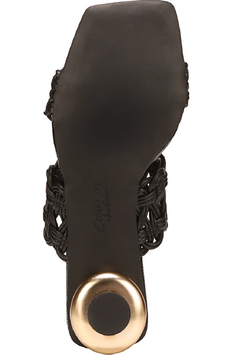 Circus NY by Sam Edelman Clover Woven Strap Sandal, Alternate, color, Black