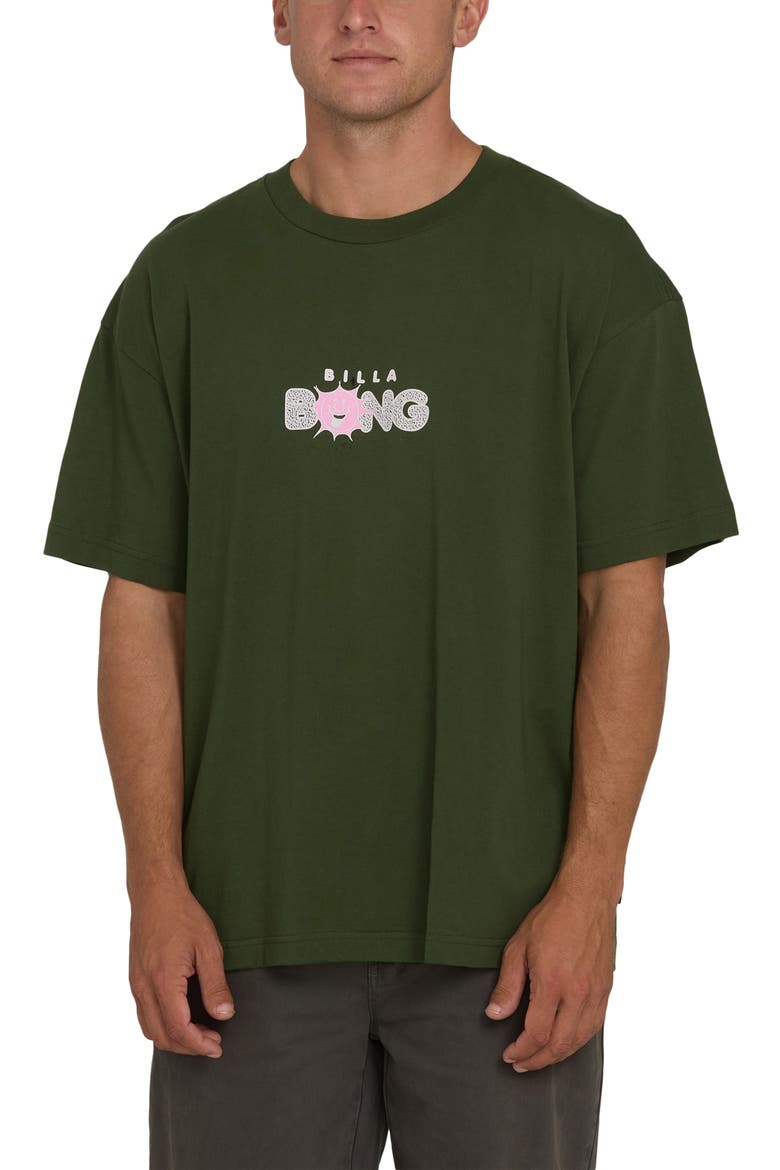 Shine OG Graphic T-Shirt, Main, color, RIFLE GREEN