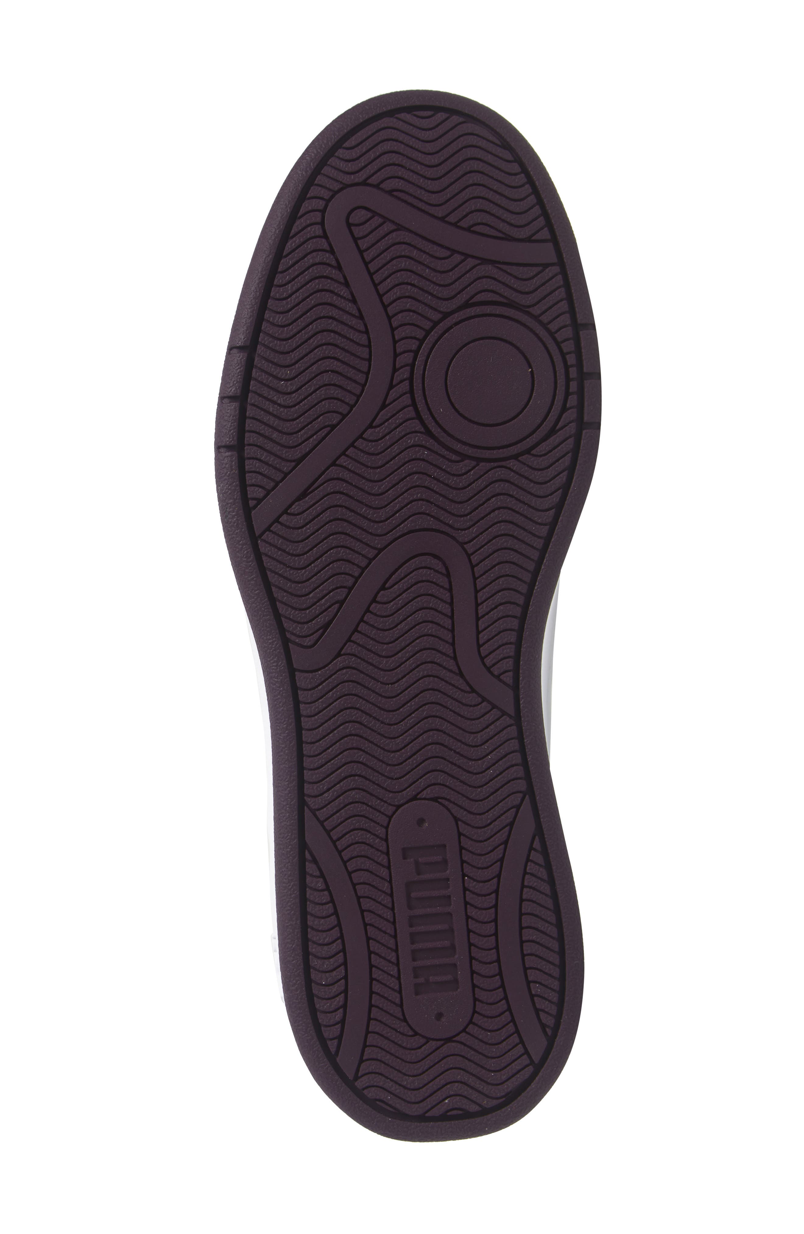 PUMA Court Classy Sneaker, Alternate, color, Puma White-Plum-Silver