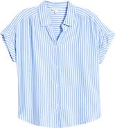 beachlunchlounge Darby Short Sleeve Button-Up Shirt
