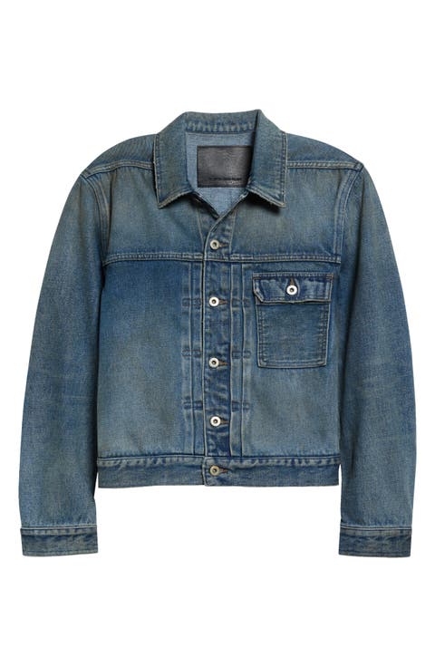 Stargrove Crop Cotton Denim Jacket