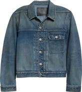 Rick Owens DRKSHDW Stargrove Crop Cotton Denim Jacket