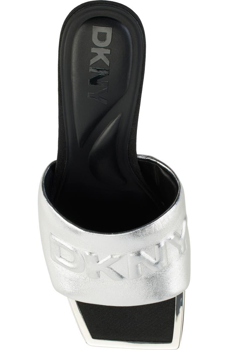 DKNY Keke Slide Sandal, Alternate, color, Silver