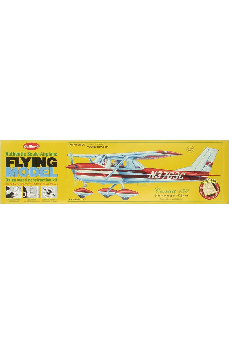Cessna 150 Laser Cut Model Kit, Main, color, Red