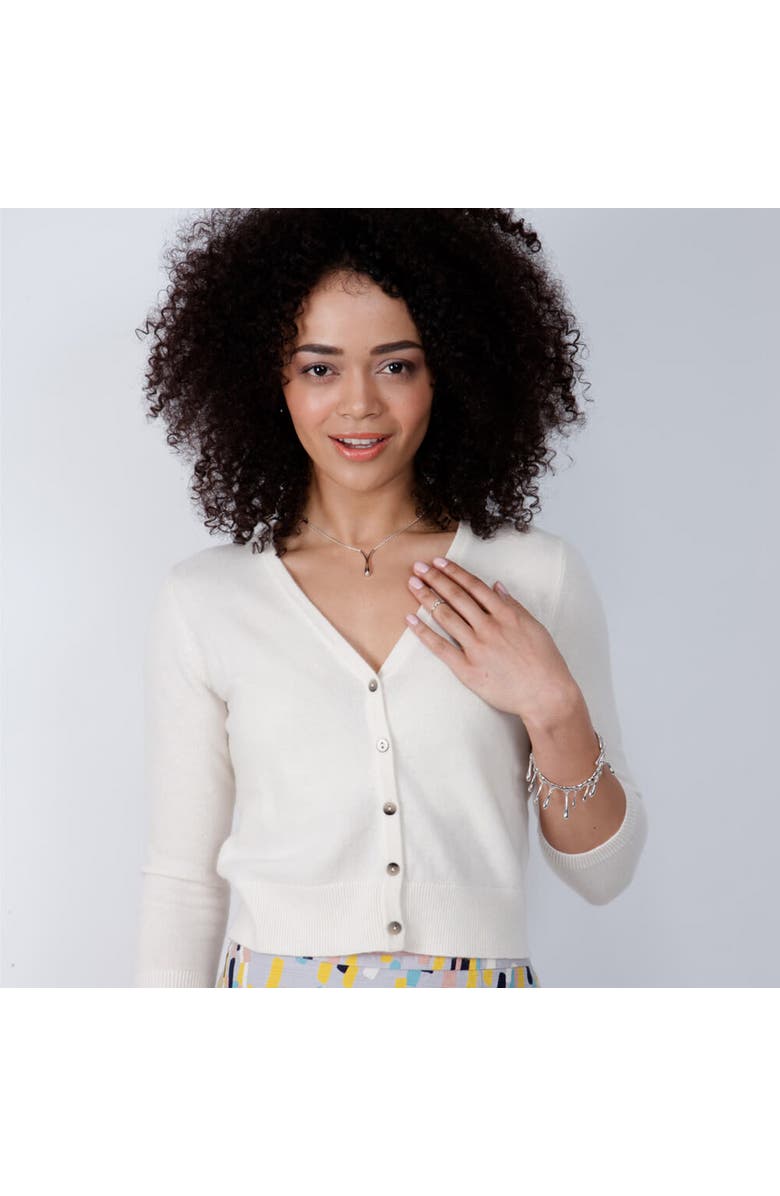 Lucy Quartermaine V Drop Pendant, Alternate, color, Sterling Silver