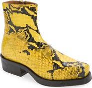Second Layer Charro Snakeskin Embossed Boot